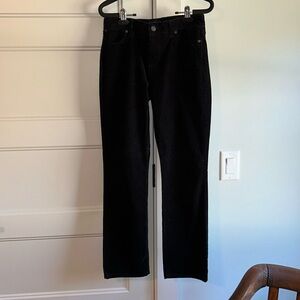 Black corduroy pants